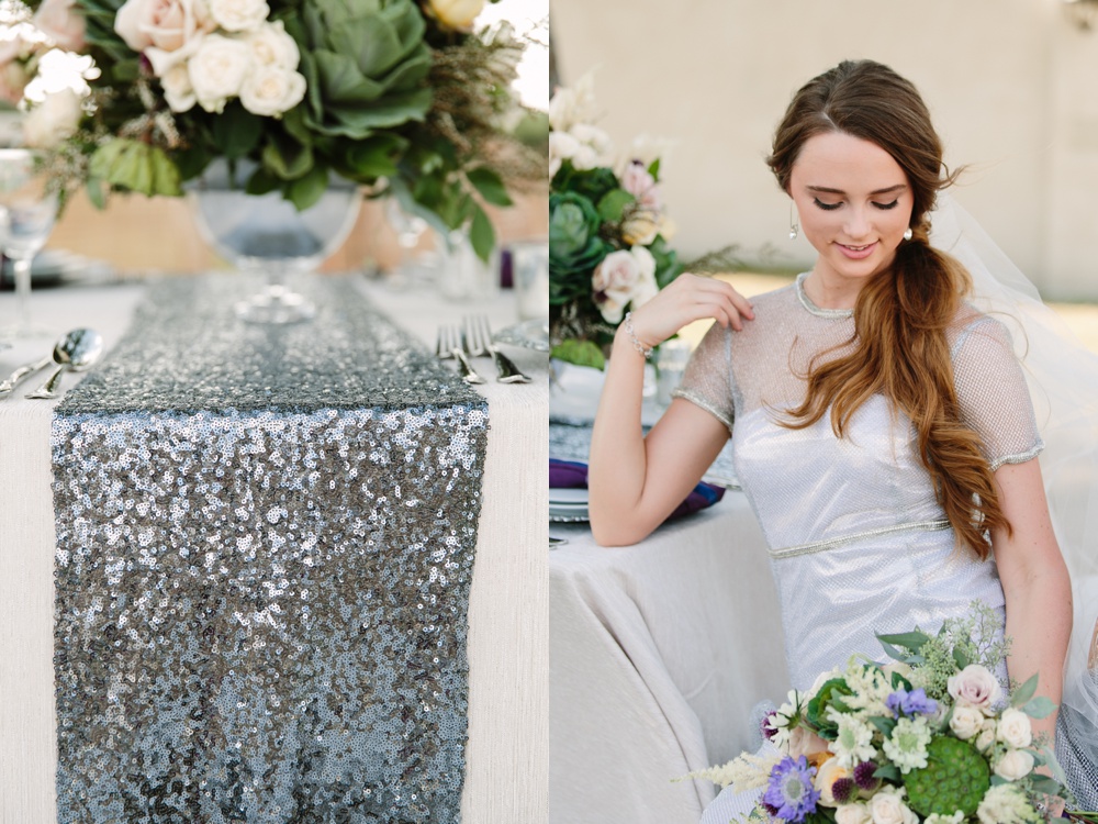 Blue and Purple French Chateau Wedding by Breanna McKendrick Photography